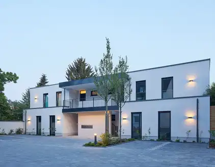 Haus Sicht aus Innenhof