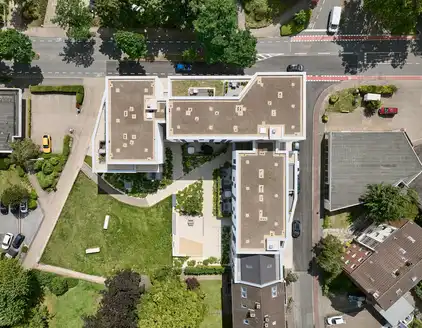 Parkquartier Ansicht von oben