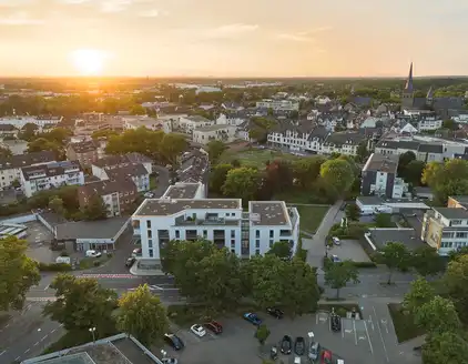 Parkquartier Gesamtansicht von oben