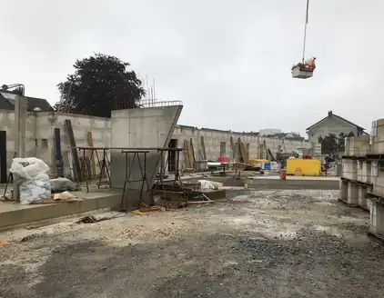 Baustelle Keller Ausgrabungen