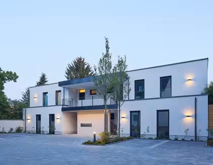 Haus Sicht aus Innenhof