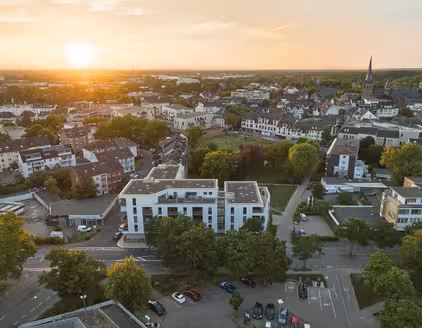 Parkquartier Gesamtansicht von oben
