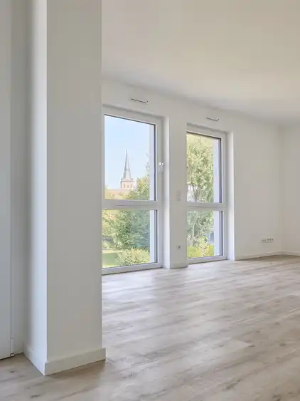 Parkquartier Ansicht leere Wohnung