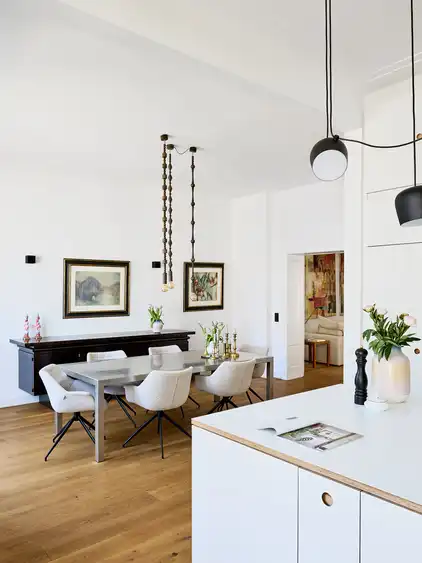 Essbereich mit Sitzgruppe