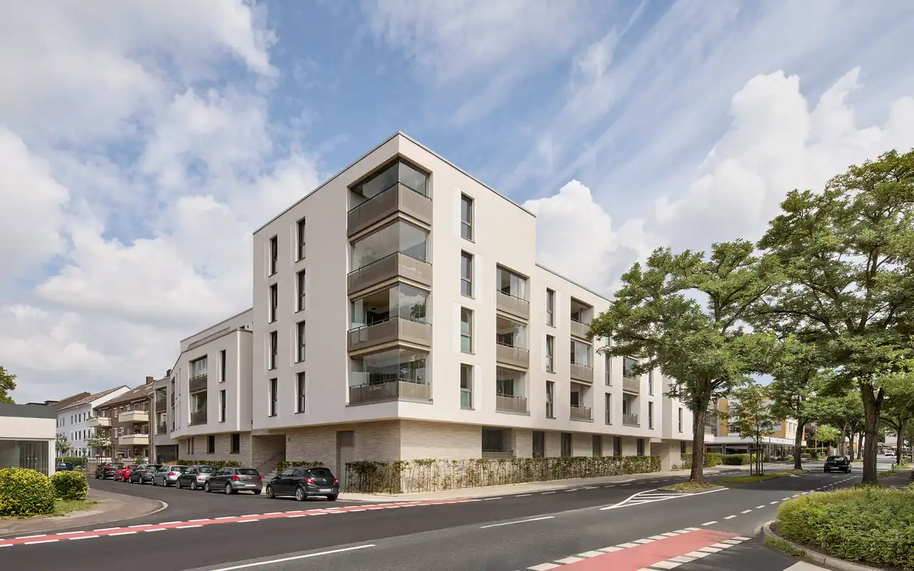 Parkquartier Gebäudefassade